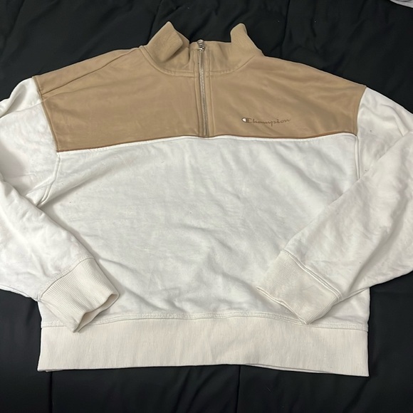 “Champion quarter zip sweatshirt size small” - Picture 1 of 7
